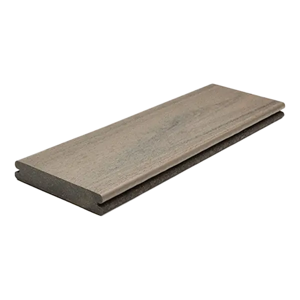 Trex Biscayne Grooved Deck (terrasse rainurée) Trex Biscayne Planche Composite 12 pi Rainuré – Image 1