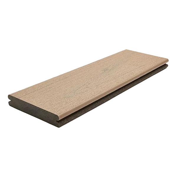 Trex Carmel Grooved Deck Trex Carmel Composite Decking 4inch Sample - Image 1