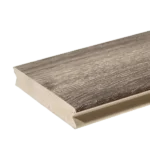 Zuri Weathered Gray PVC Decking 20ft Grooved