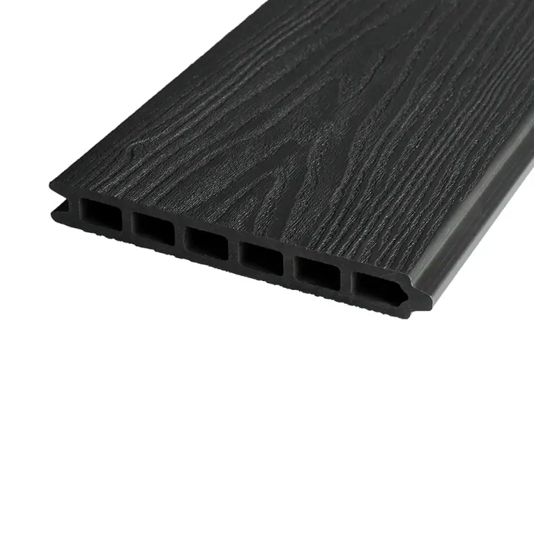 Planche de clôture en composite WoodGrain Black 6 pi