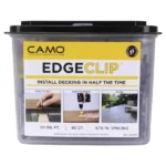 Fixations à clips CAMO EDGE – Paquet de 90 | Couvre 50 pi²