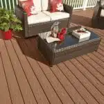 Fiberon Good Life Mono Cabin terrasse composite gros plan avec texture grain de bois