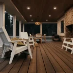 Fiberon Concordia Mountain Ash composite decking in weathered gray finish