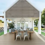 Terrasse en PVC Fiberon Promenade Shaded Cay en gris moyen