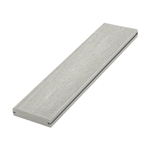 Silver Stone Grooved Woodbridge Silver Stone PVC Decking 4inch Sample; Woodbridge Silver Stone PVC Decking 20ft Grooved; Woodbridge Silver Stone PVC Decking 16ft Grooved; Woodbridge Silver Stone PVC Decking 12ft Grooved
