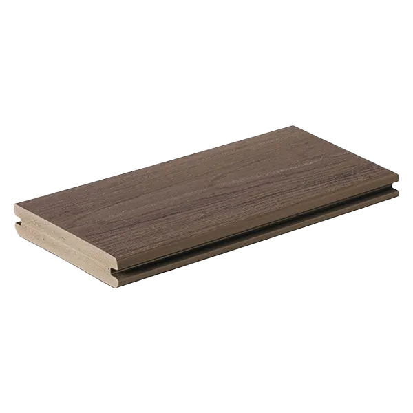 TimberTech American Walnut PVC Deck Grooved TimberTech American Walnut PVC Decking 12ft Grooved - Image 1