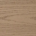 gros plan d'un grain de pvc timbertech sur une pierre brune