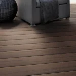 Planches composites TimberTech Edge Prime+ Dark Cocoa avec fini brun riche