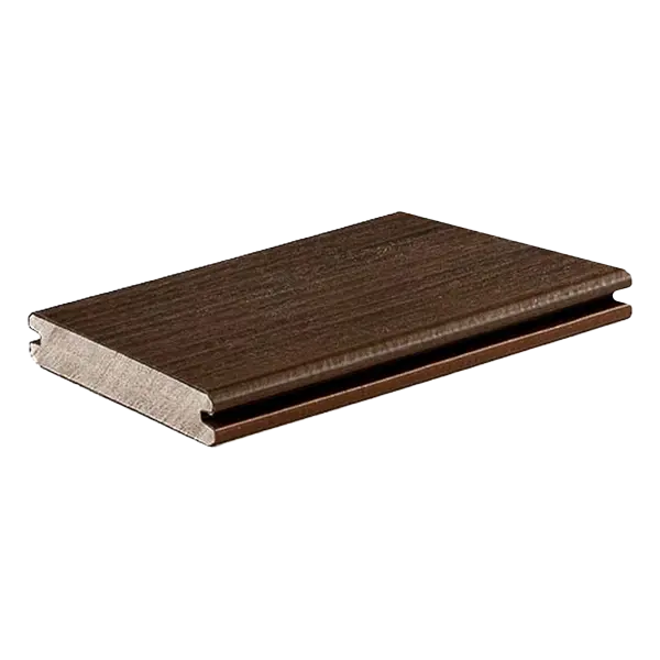 TimberTech Mocha Planche de Terrasse Rainuré TimberTech Mocha Planche Composite 16 pi Rainuré – Image 1