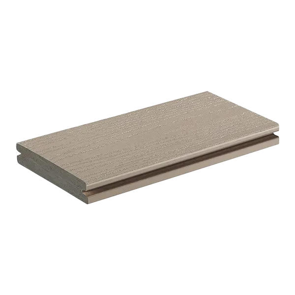 TimberTech Slate Grey Planche de patio en PVC Rainuré TimberTech Slate Grey Planche PVC 20 pi Rainuré – Image 1