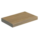 TimberTech Weathered Teak Planche PVC 20 pi Carre