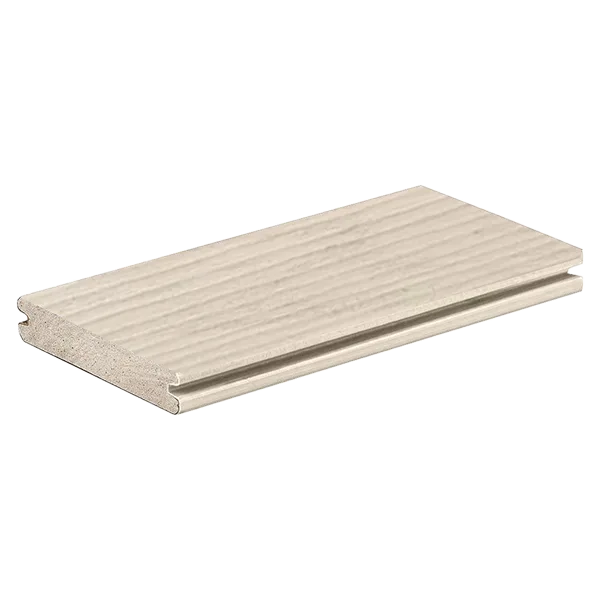 TimberTech Whitewash Cedar Planche de Patio Rainuré TimberTech Whitewash Cedar Planche Composite 12 pi Rainuré – Image 1