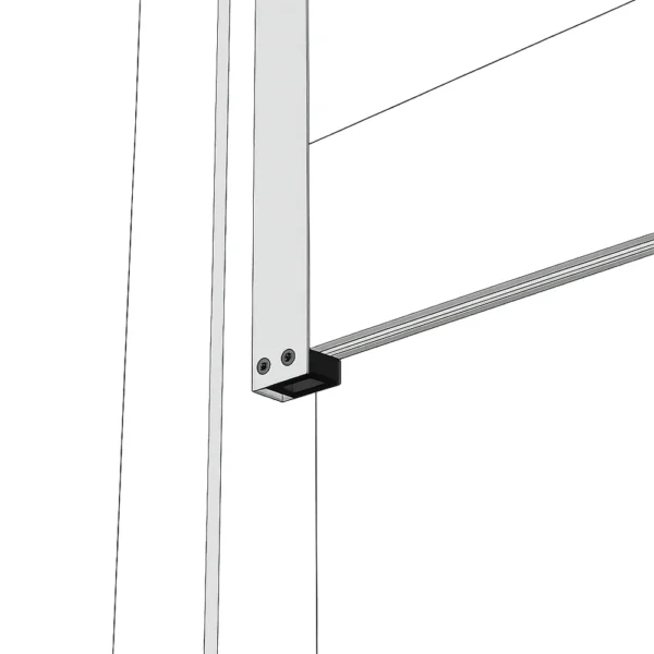 Butée de planche - Aluminium noir