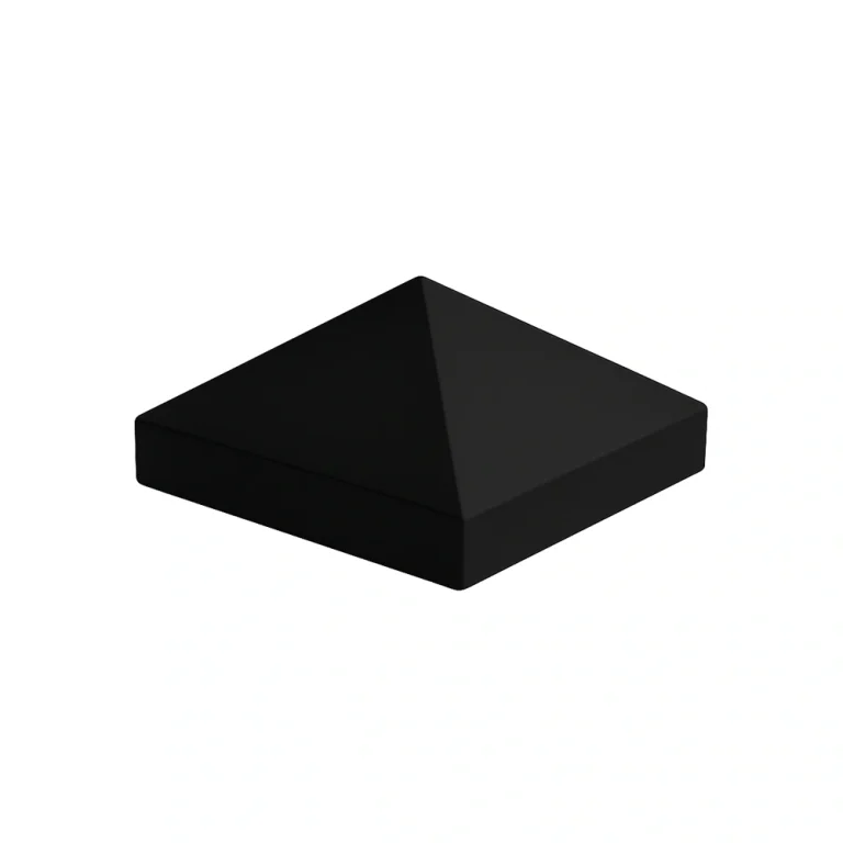 Capuchon de poteau pyramidal 3 po x 3 po ,Capuchon de poteau pyramidal 2,5 po x 2,5 po