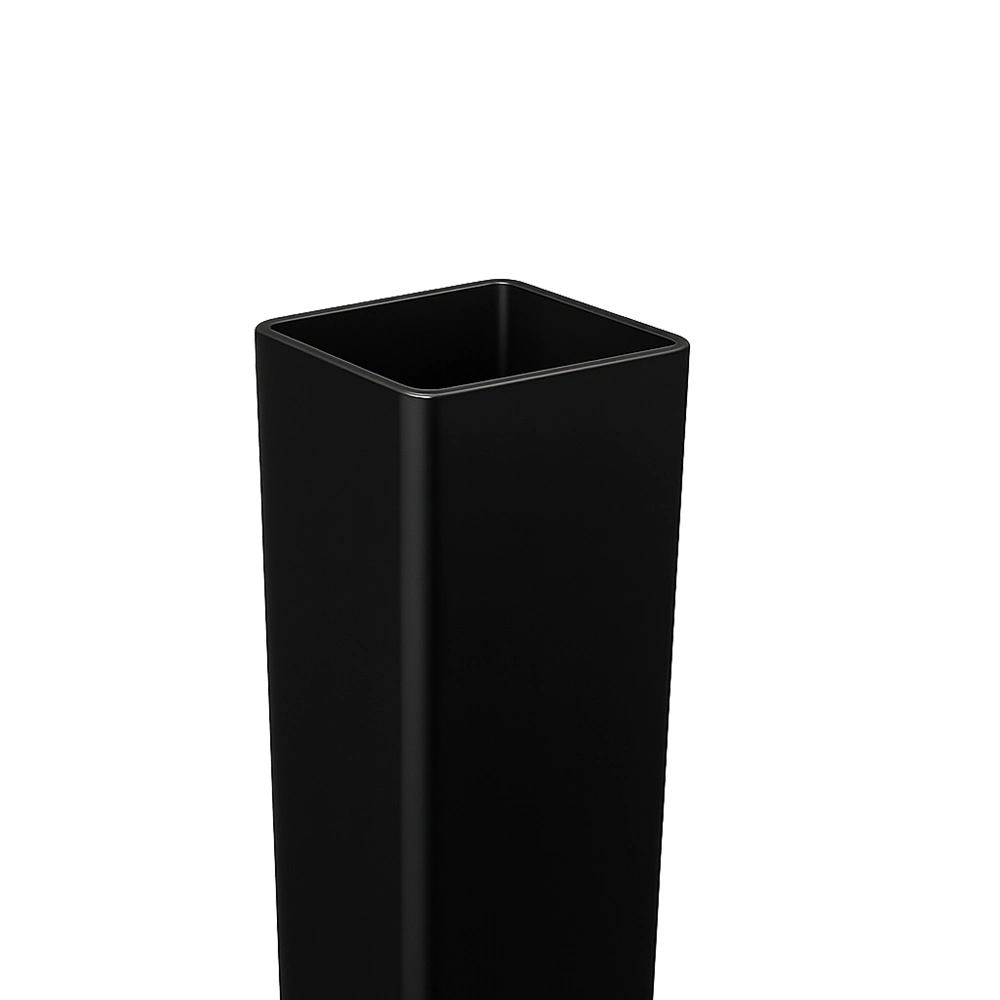 Poteau carré en aluminium noir 3x3 Poteau carré 3 po x 3 po x 10 pi ,Poteau carré 3 po x 3 po x 9 pi