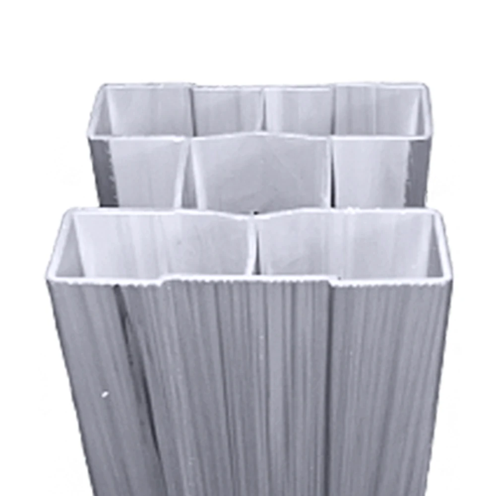 Poteau en H en PVC Chai Grey Poteau en H Chai Grey 5 po x 5 po x 9 pi