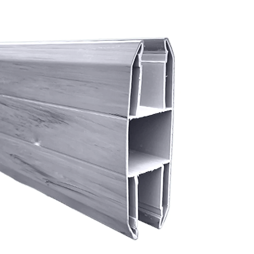 Chai Grey Vinyl Pocket Rail Mid Chai Grey Pocket Rail - Mid 96in