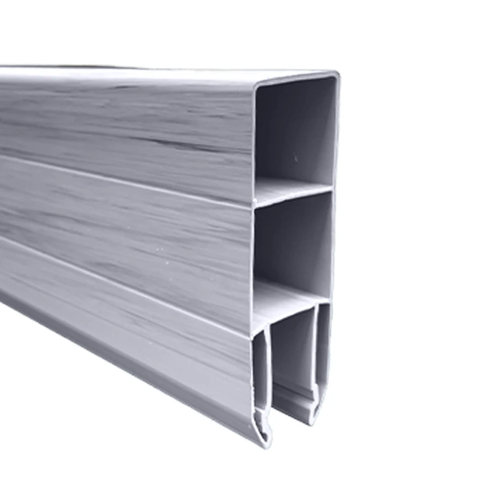 Rail de poche en PVC Chai Grey – Haut / Bas Rail de poche Chai Grey