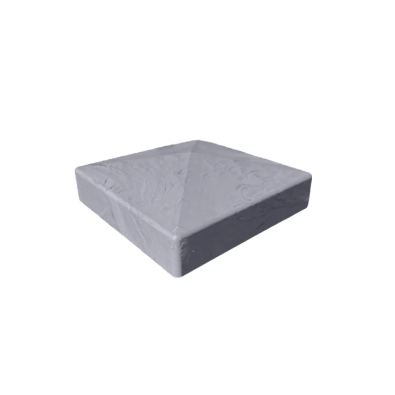 Chai Grey 5in Post Cap Pyramid Style