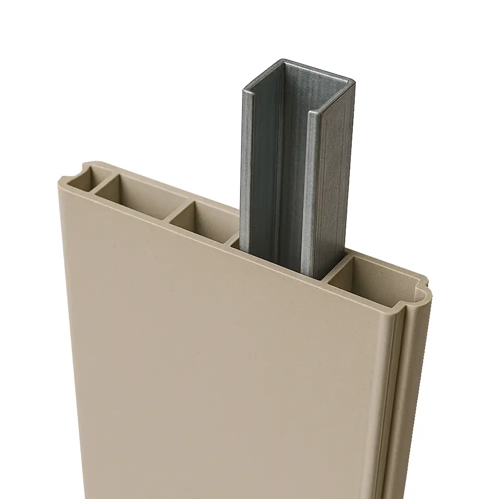 Inserts en acier galvanisé pour planches de clôture 68 3/4 po Inserts en acier galvanisé