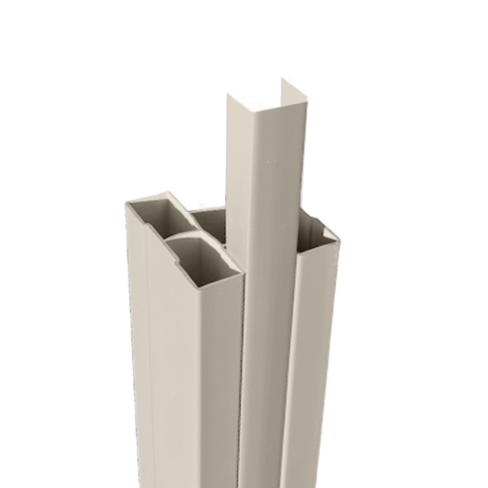 Insert de poteau en PVC Khaki Insert de poteau Khaki – 84 po