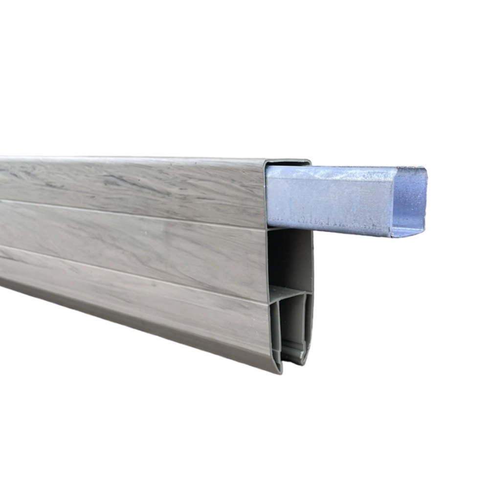 Métal + rail de poche Top bot Inserts en acier galvanisé pour Pocket Rail 94 po