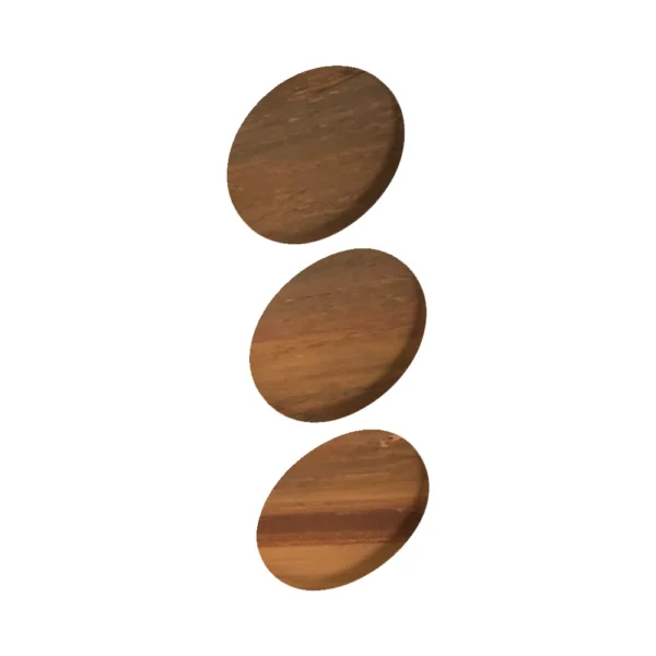 Bouchons Mocha Walnut 3/8 po