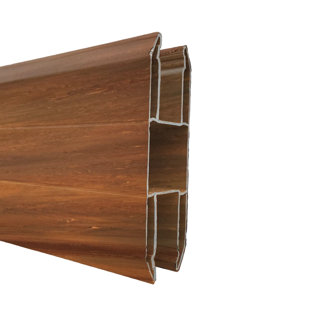 Rail de poche en PVC Mocha Walnut – Milieu Rail de poche Mocha Walnut – Milieu 96 po