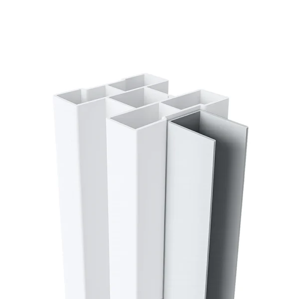U-Channel Modern Grey pour coins, jonctions en T et cadre de portail 96 po