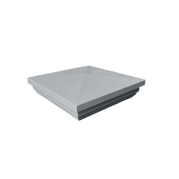 Capuchon de poteau Modern Grey 5 po - Style New England