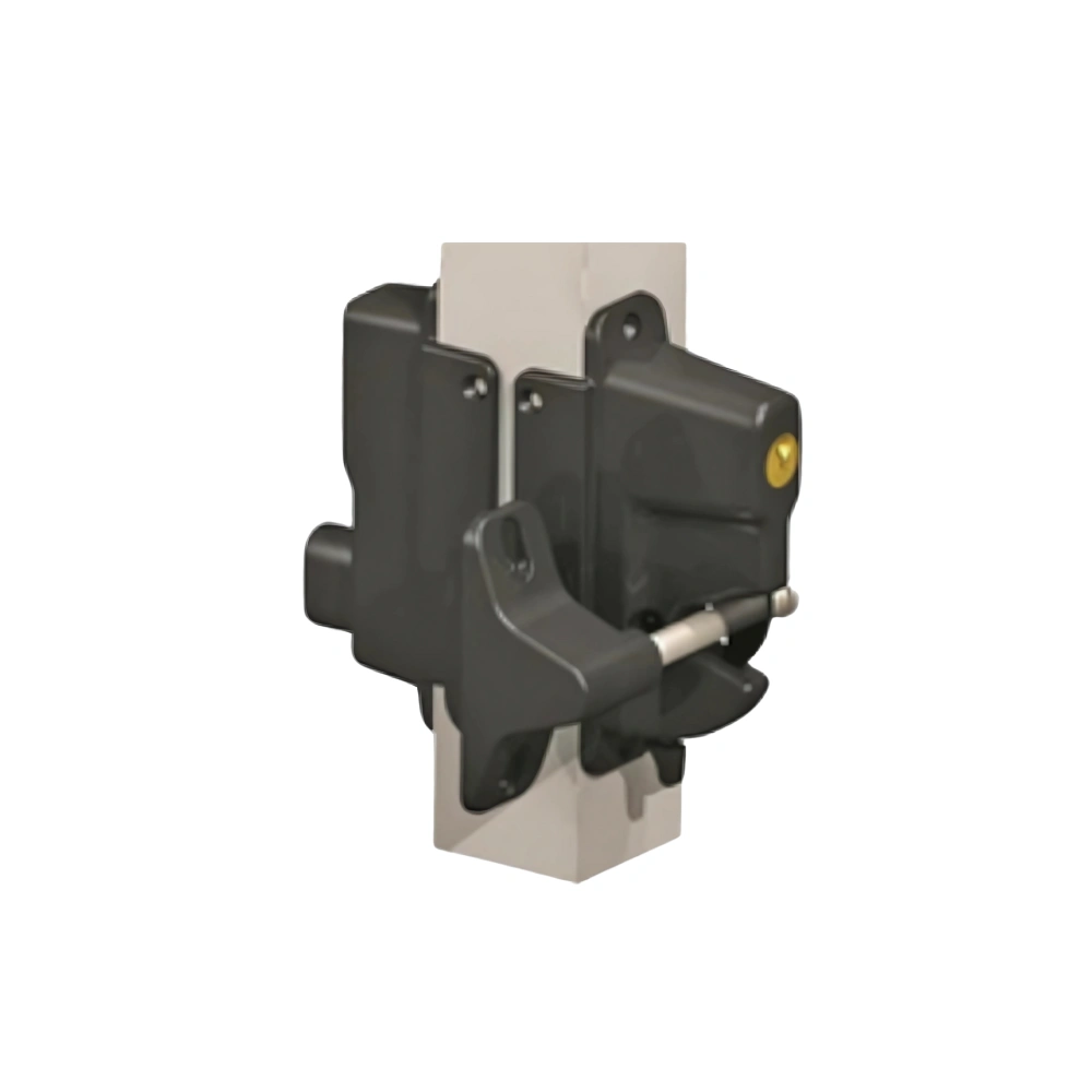 Loquet de portail – Loquet verrouillable des deux côtés pour portails en vinyle Loquet de portail - Loquet verrouillable des deux côtés pour portails en vinyle