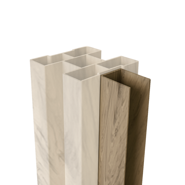 U-Channel Green Teak pour coins, jonctions en T et cadre de portail 96 po