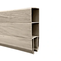 Green Teak Pocket Rail - Top / Bottom 1.75in x 5.5in x 96in