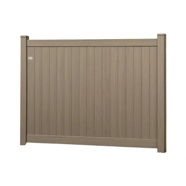Clôture en PVC Green Teak – Kit complet