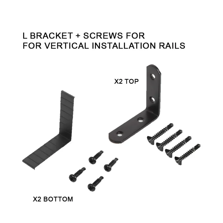 Supports en L + vis