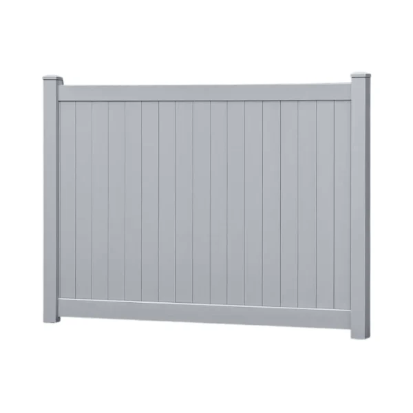 Clôture en PVC Modern Grey – Kit complet
