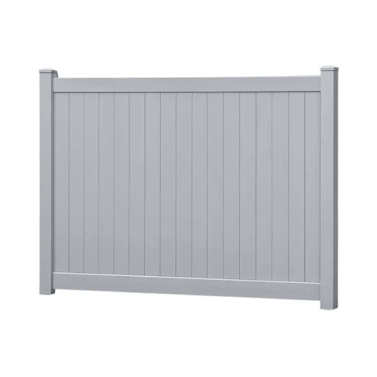 Clôture en PVC Modern Grey – Kit complet