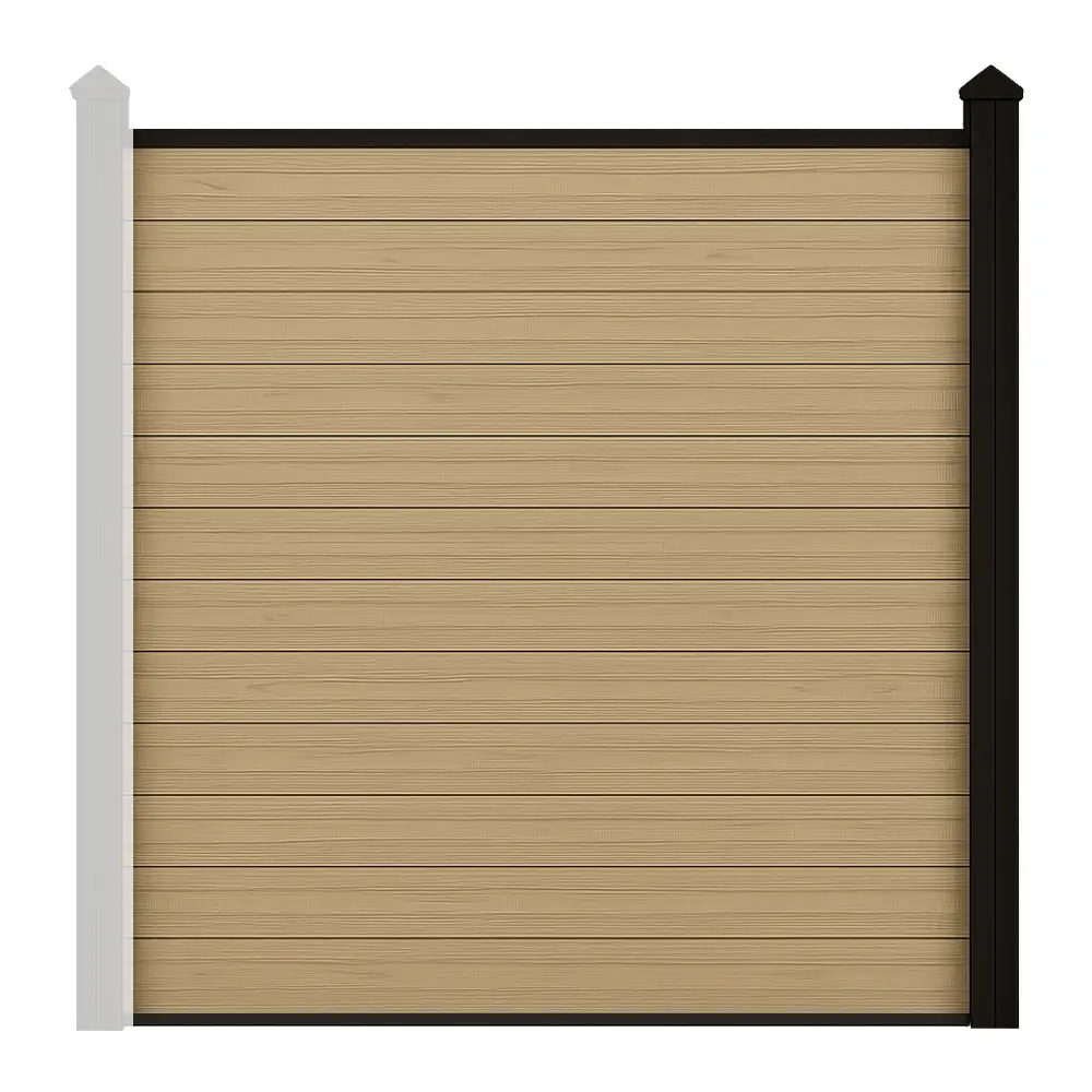 Sandwall Composite Fence Full Kit Sandwall WoodGrain Composite Fence Full Kit